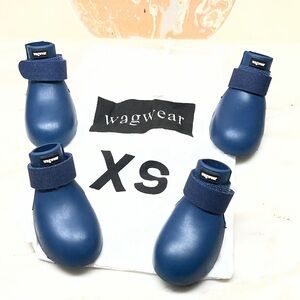 XS Navy Wagwear Wagwellies for dogs